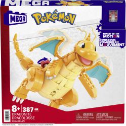 Figurka Pokemon Dragonite Klocki Konstrukcyjne 387el. Mega Construx