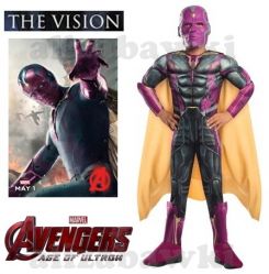 Vision Avengers Kostium Strój Przebranie rozm-S 3-4 lata