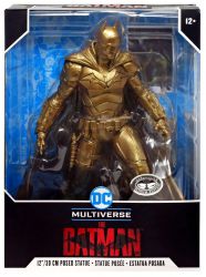 Duża Figurka Posąg Statua Batman Gold Movie DC Multiverse 30cm.