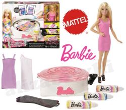 Barbie Zakręcone wzory zestaw i lalka Ubiory Sukienki do Kolorowania