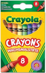 Kredki Woskowe Crayola 8 kolorów