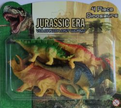 Dinozaury Zestaw 4 szt. Figurki JURASSIC ERA
