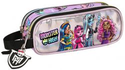 Piórnik 2 Przegrody Saszetka Monster High