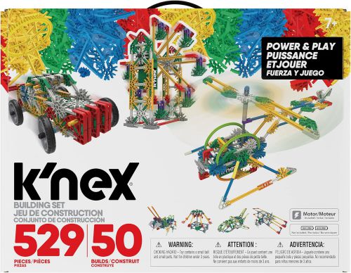 K\'nex KNEX Klasyczne Konstrukcje Klocki Zestaw Klocków Konstrukcyjnych z Silnikiem 50 modeli