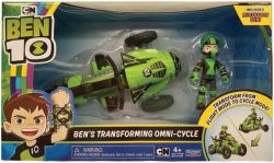Ben 10 Figurka i Pojazd Transformujący Omni-Cycle
