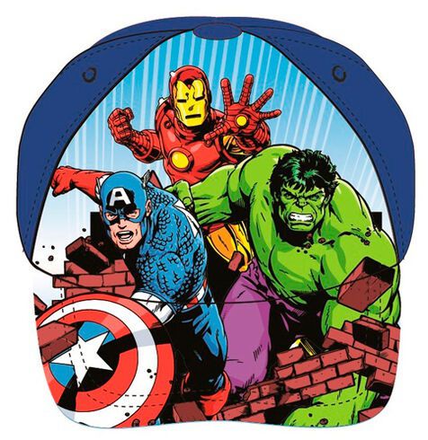 Czapka Marvel Avengers Czapeczka Baseballówka dla dzieci Hulk Iron Man Thor Kapitan Ameryka