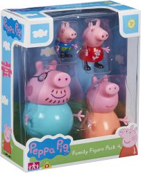 4 Figurki Świnka Peppa Pig Rodzina George Tata Mama