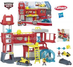 Transformers Rescue Bots Straż Pożarna REMIZA Budynek Figurki HASBRO B5210