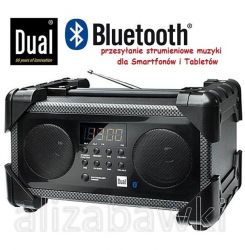 Radio Stereo Dual BTR 100  FM UKF Bluetooth LCD