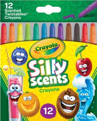 Zapachowe Kredki Crayola Wykręcane 12 Kolorów