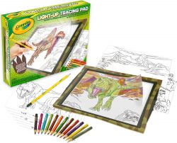 Crayola Podświetlana Tablica LED Projektor SLIM Dinozaury do Rysowania Odrysowywania