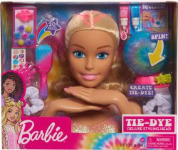 Barbie Duża Głowa do Czesania Stylizacji 30 cm. 20el