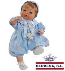Interaktywna Lalka BERBESA 4302 Dziewczynka 42 cm.
