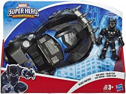 Figurka Czarna Pantera 12cm i Pojazd Auto AVENGERS SUPER HERO Black Panther