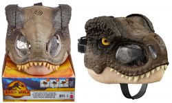 Maska Interaktywna Jurassic World Tyranozaur TRex Dźwięk Dinozaur