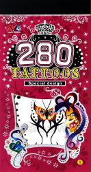 Zestaw Tatuaży Tatuaże Tymczasowe Zmywalne Tattoos 280